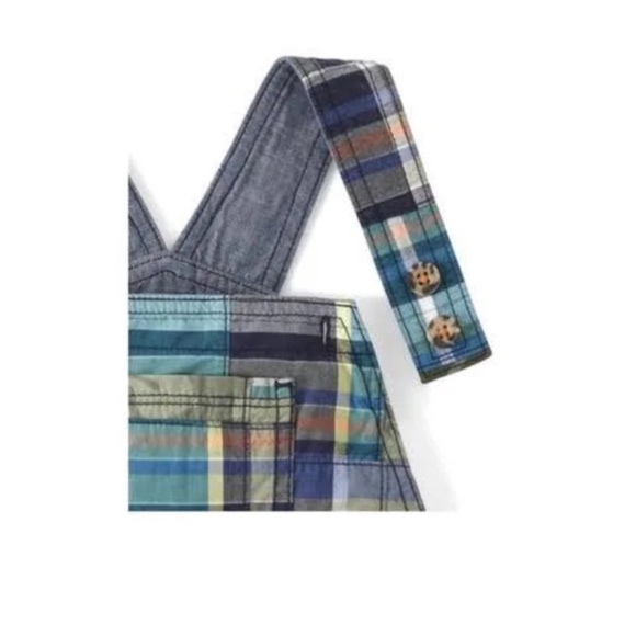 Gymboree plaid overalls - Picture 7 of 8